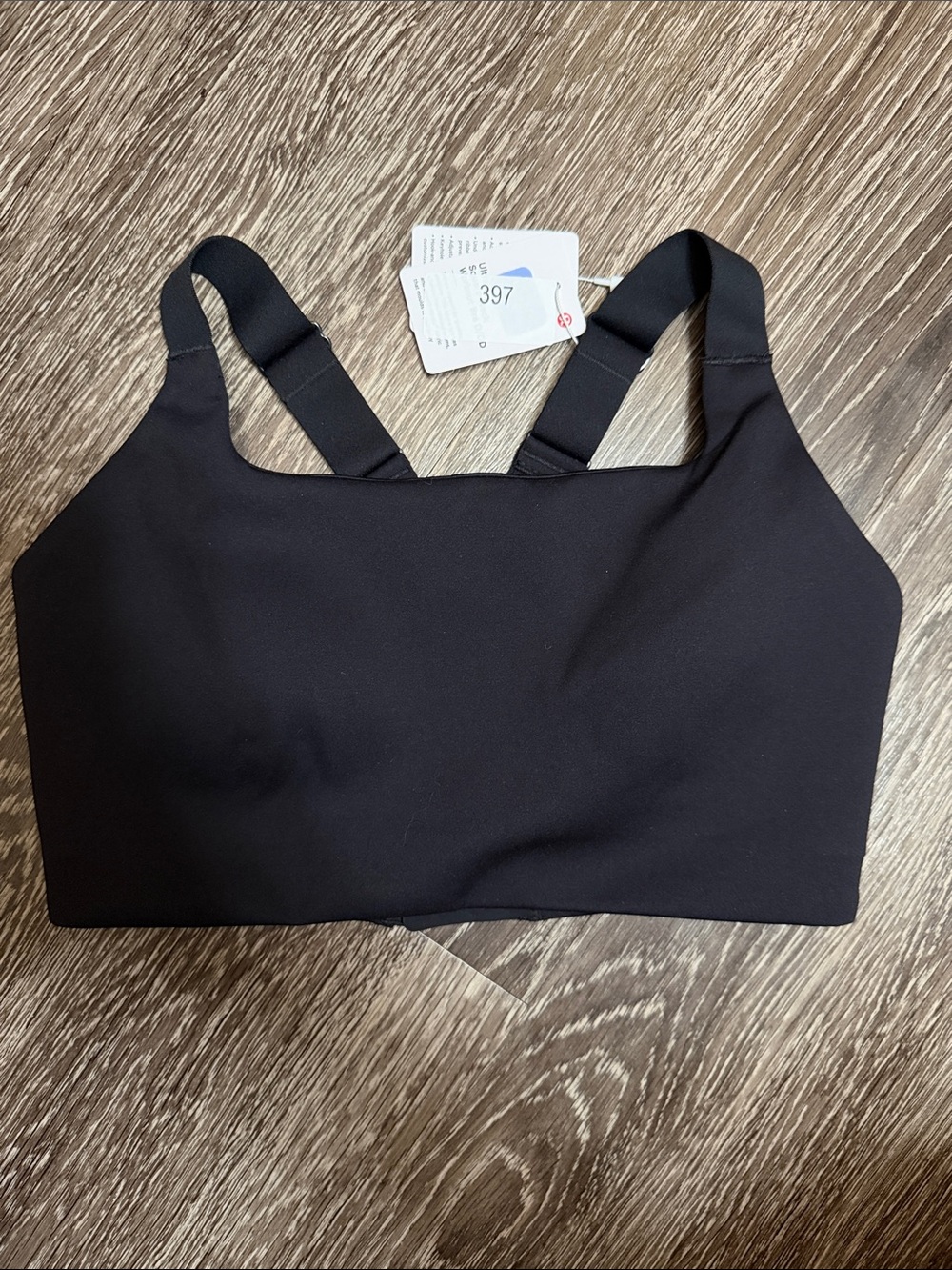 lululemon square neck workout bra size 4 D/DD